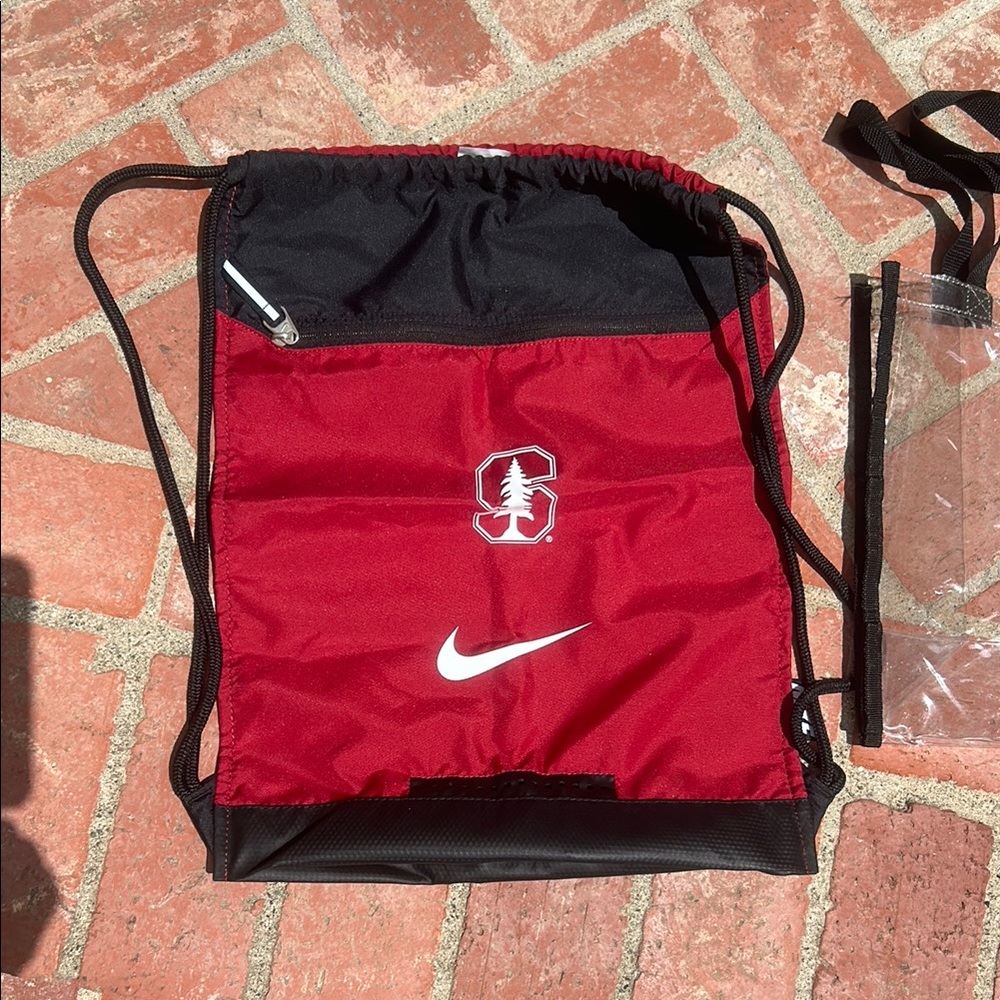 Nike Stanford Red and Black Athletic Backpack